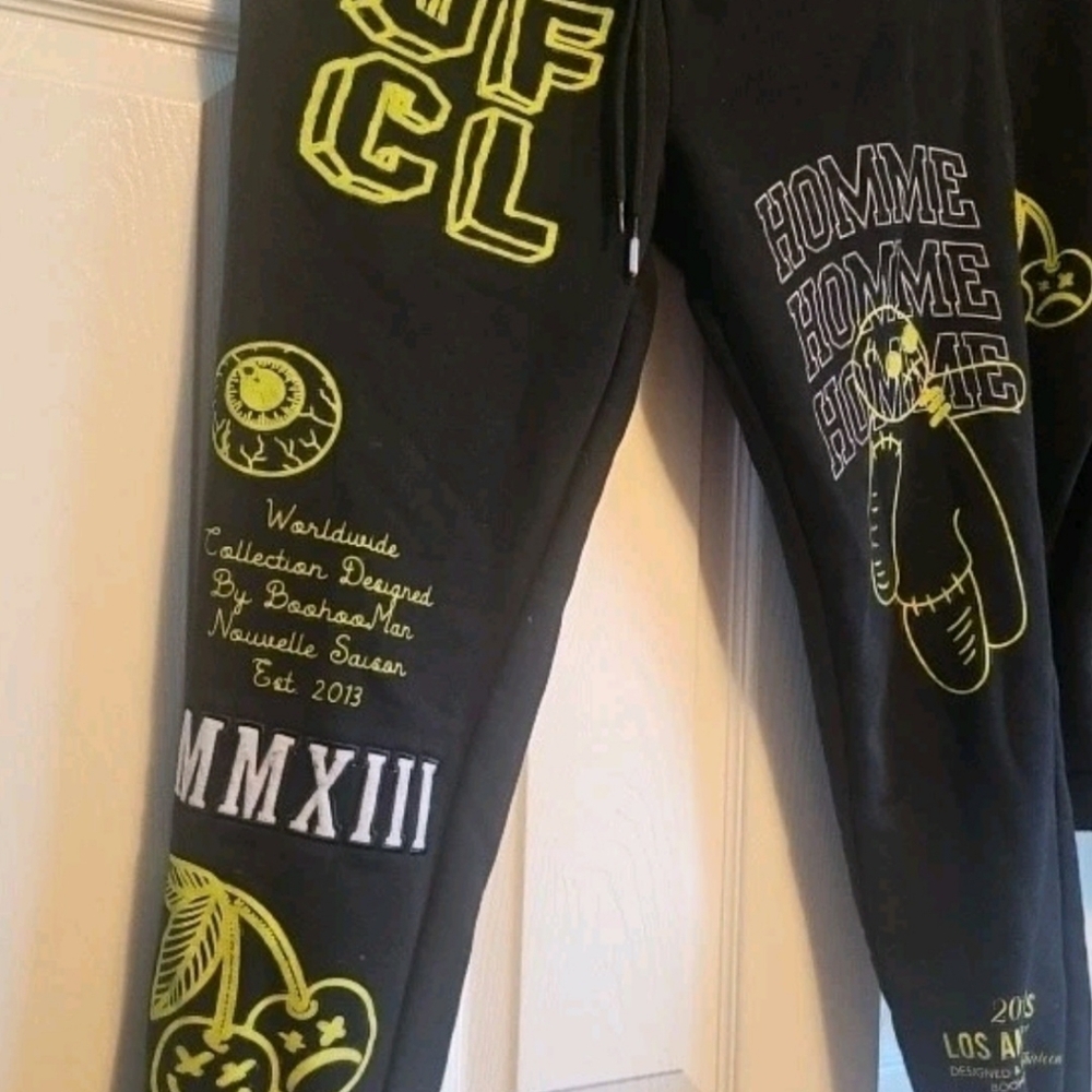 Black Bottoms with Yellow Accents